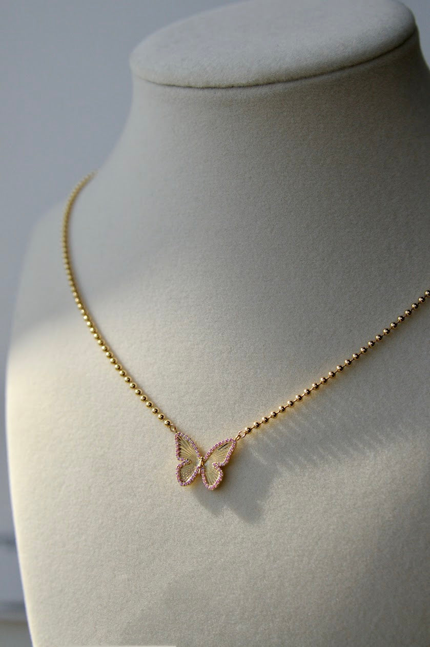 The Martine Butterfly Necklace