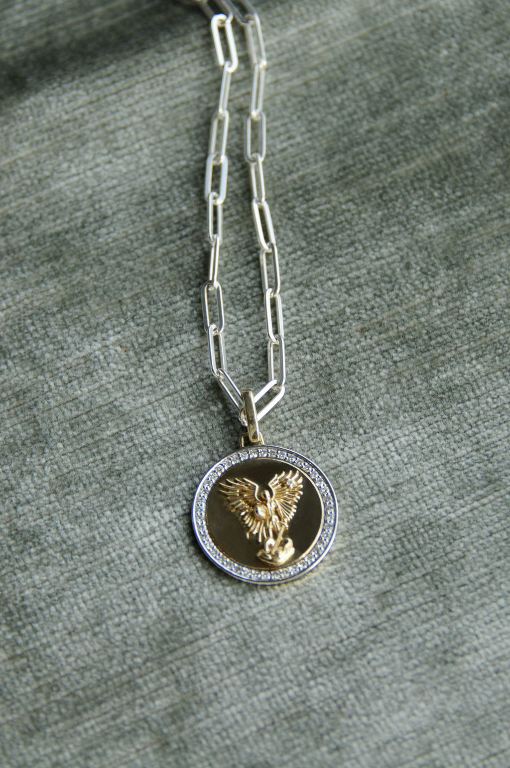 Saint Michael the Archangel Pendant Necklace